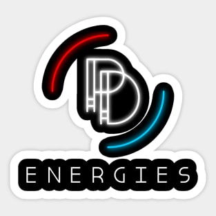 PD Energies America Neon T-Shirt Sticker
